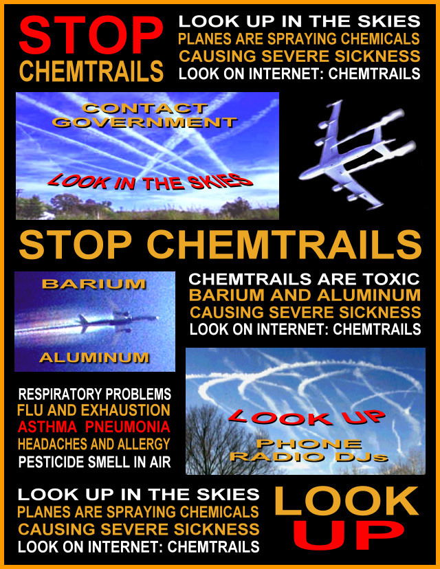 Contrail Poster by California Skywatch